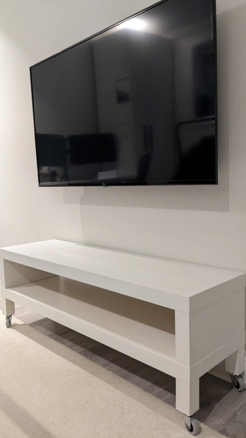 LACK TV bench with added caster wheels - photo 5