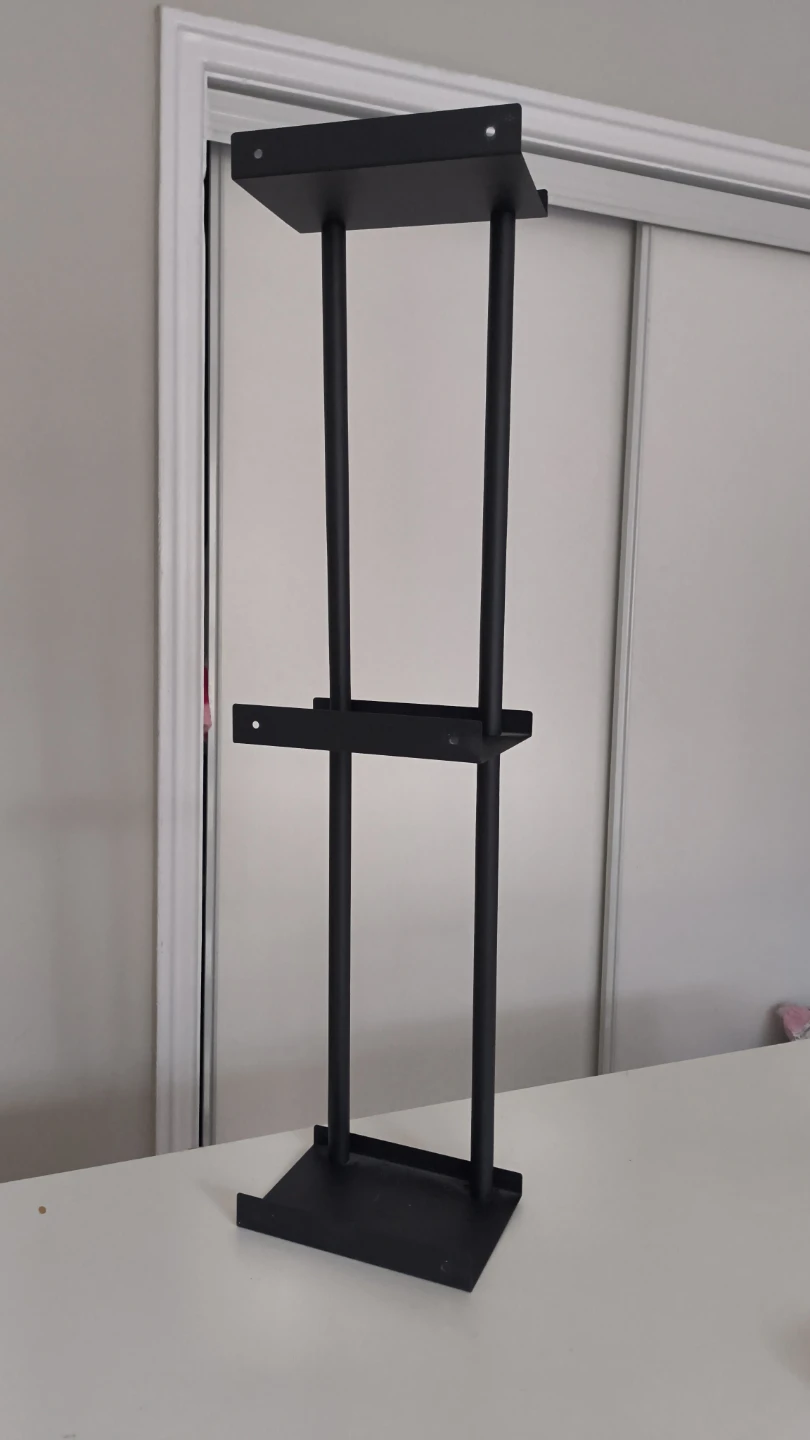 Black Metal Towel Rack - photo 5
