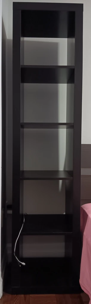 Ikea Dark Brown Tall Bookshelf