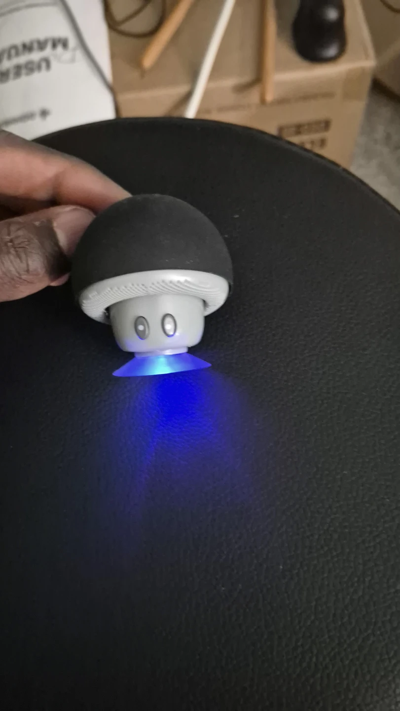 Mushroom Bluetooth Speaker with Suction Cup - photo 2