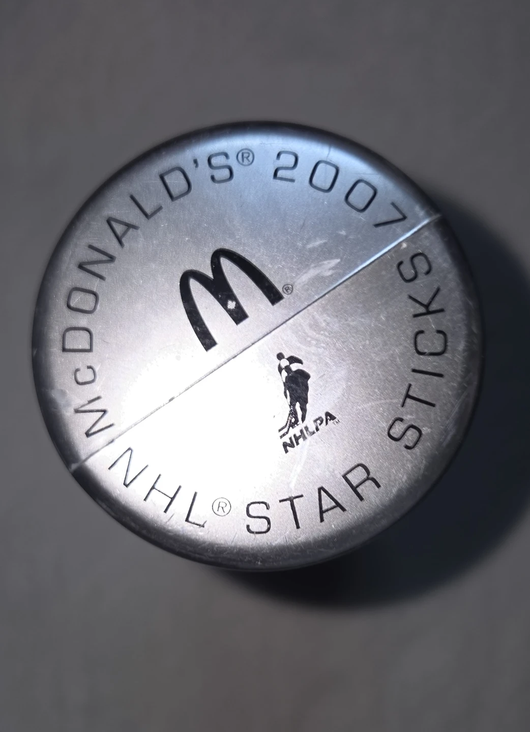 McDonald's 2007 NHL Star Alex Ovechkin CCM Hockey Stick Puck - photo 2