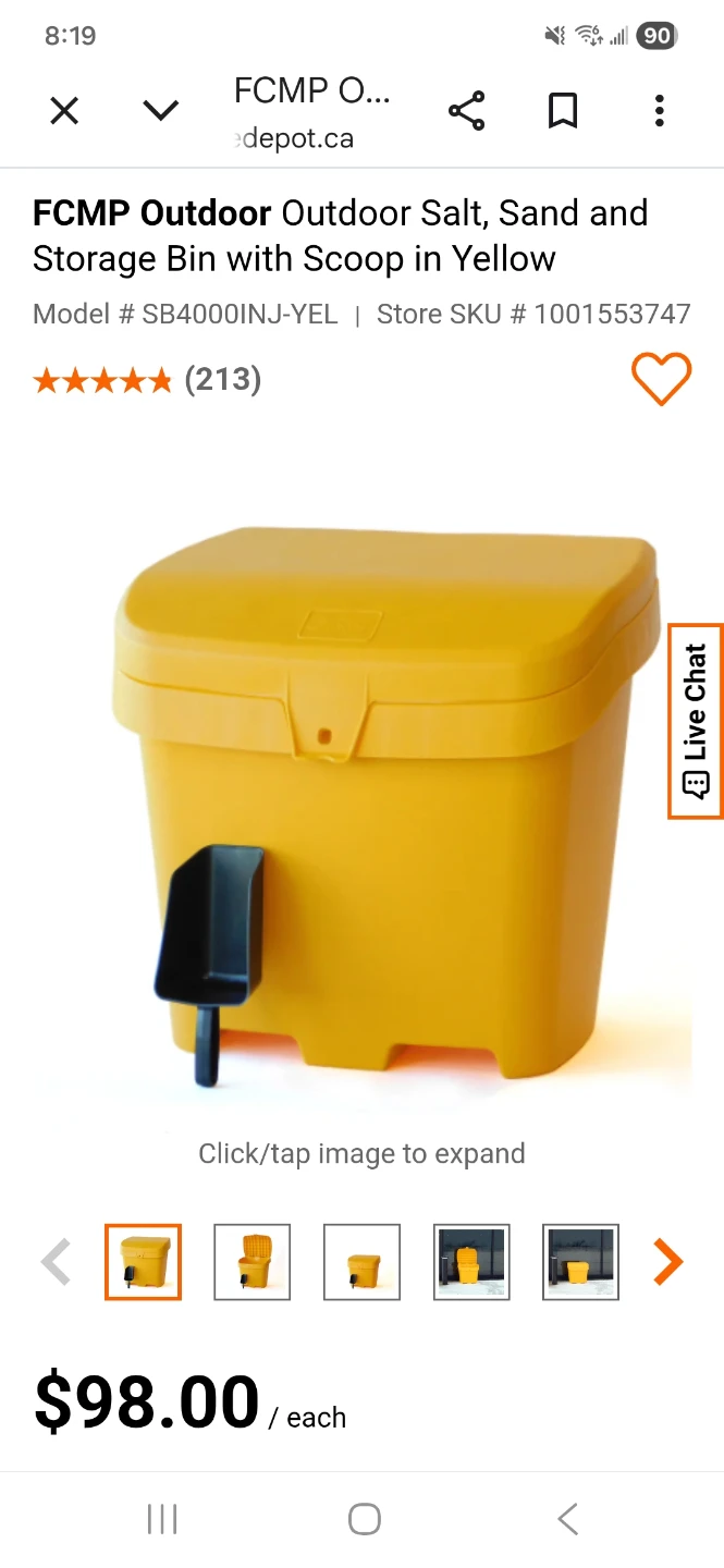 Outdoor storage bin