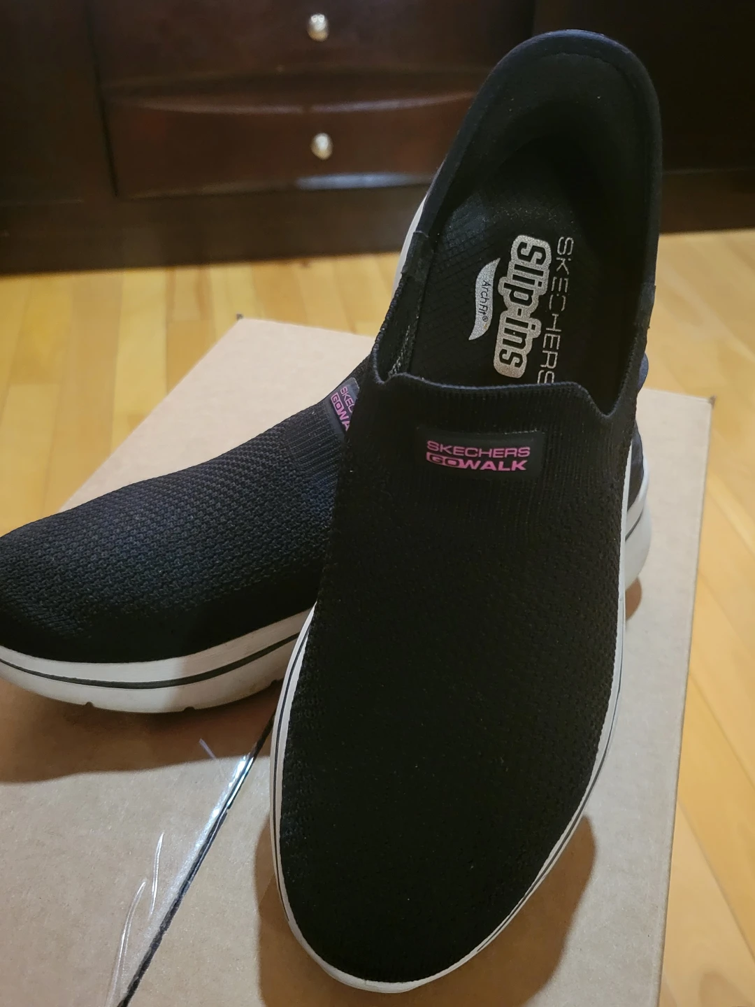 Skechers Go Walk Slip-Ins Women's Black Shoes