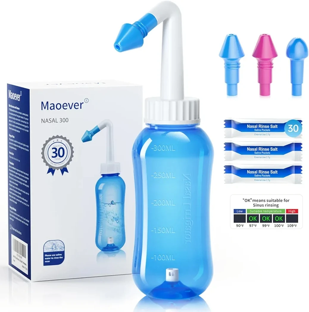 Maoever Sinus Rinse Bottle Wash Nose Cleaner