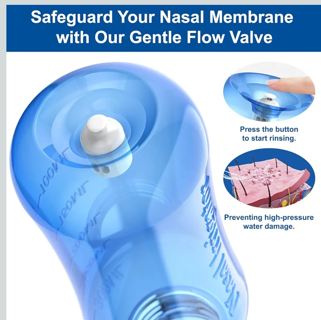 Maoever Sinus Rinse Bottle Wash Nose Cleaner - photo 3