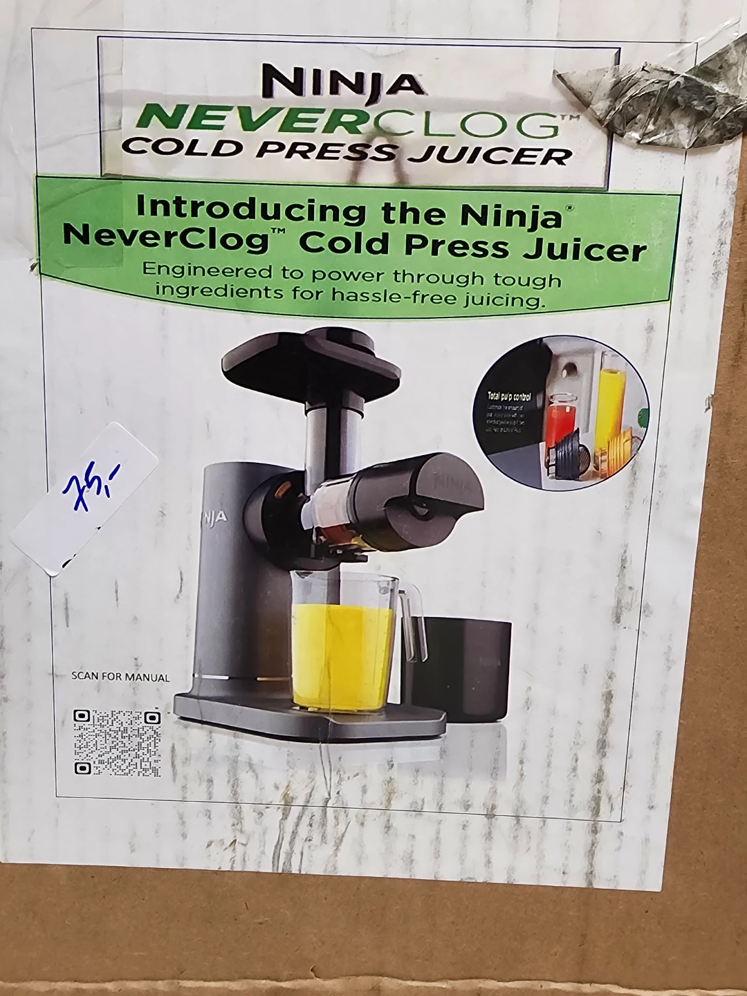 Ninja NeverClog Cold Press Juicer