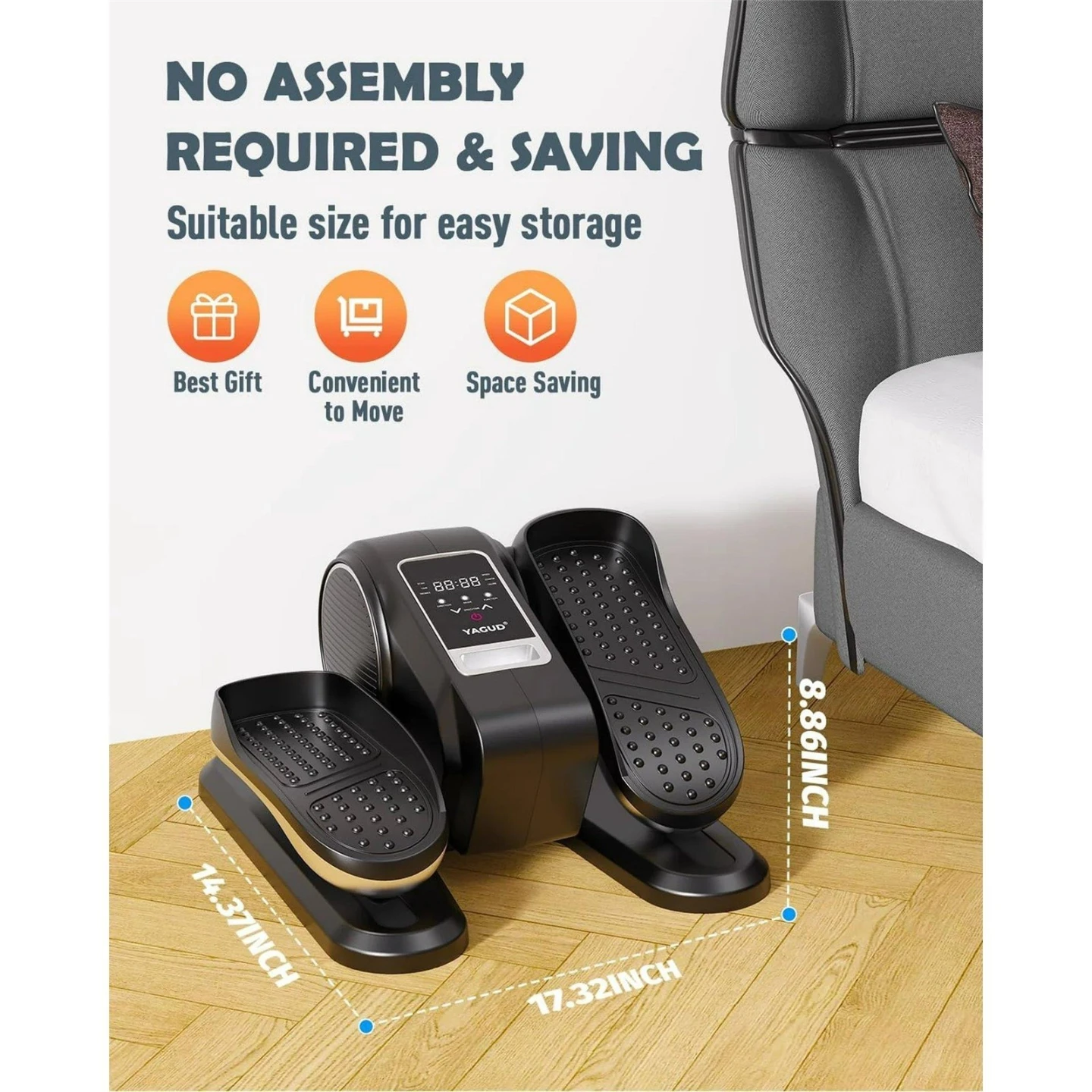 YAGUD Mini Elliptical Machine - photo 2