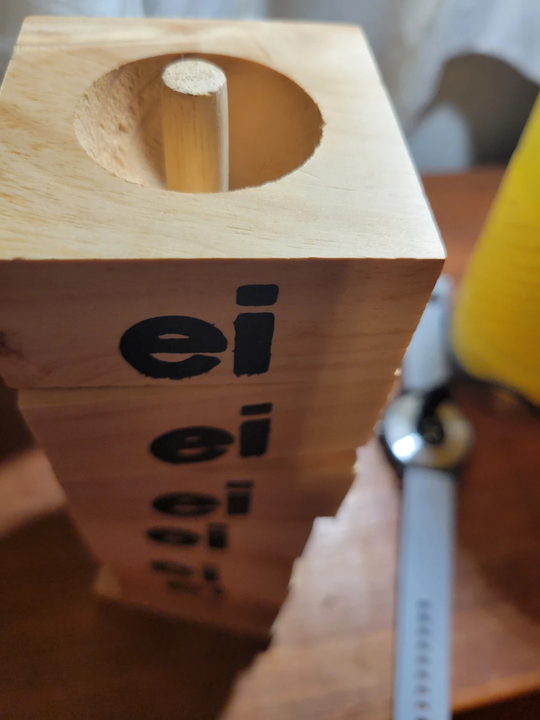 Wooden Stacking egg cups