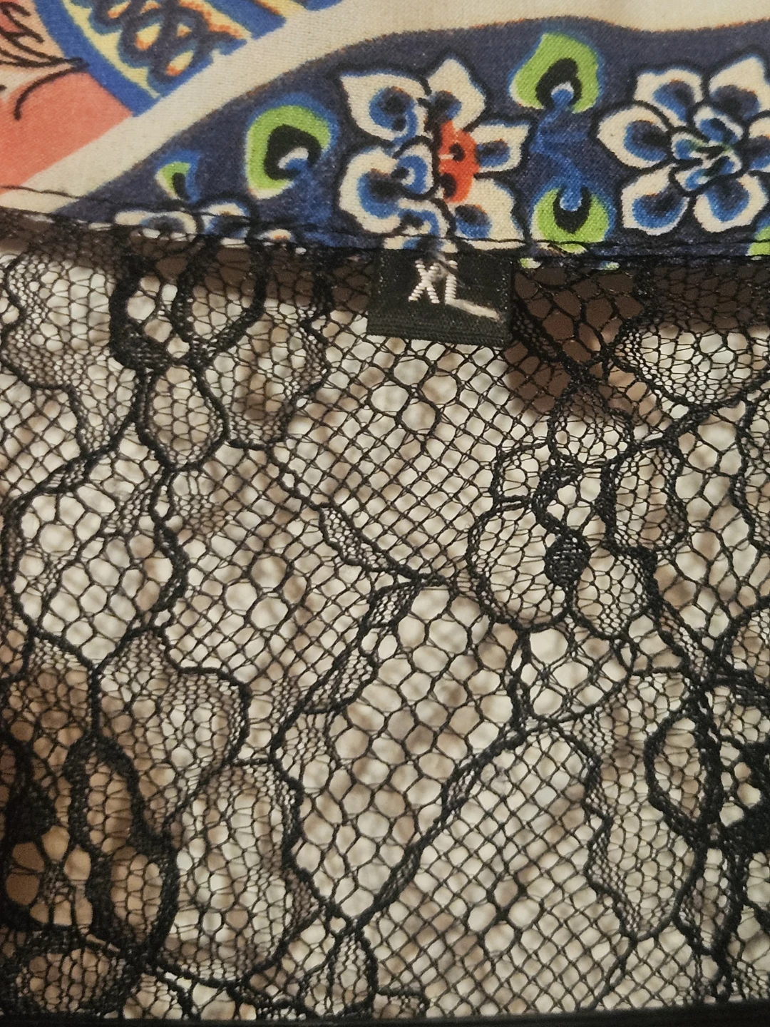 Women's partial sheer blouse - photo 3