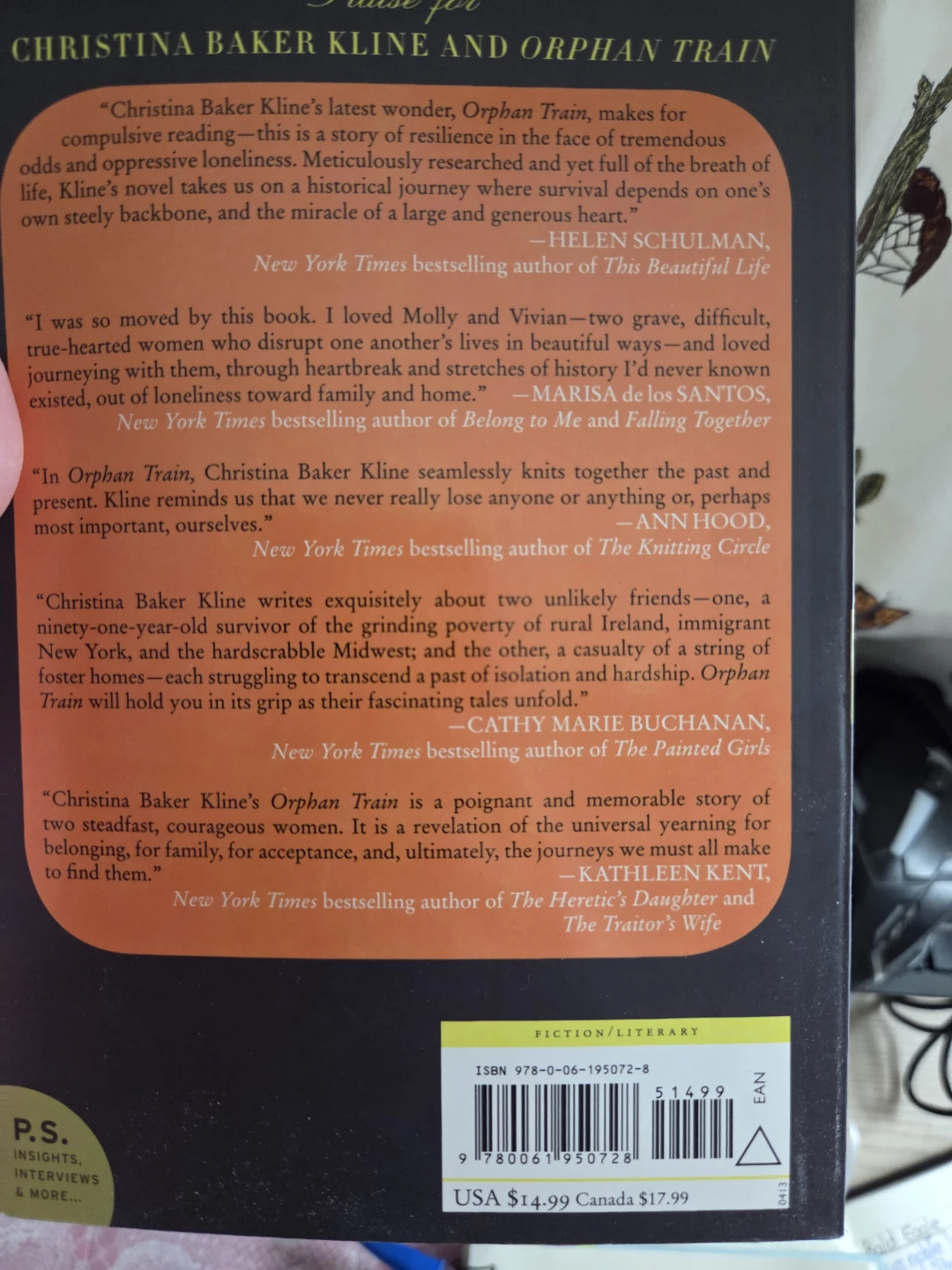 Orphan Train by Christina Baker Kline - Novel - photo 3