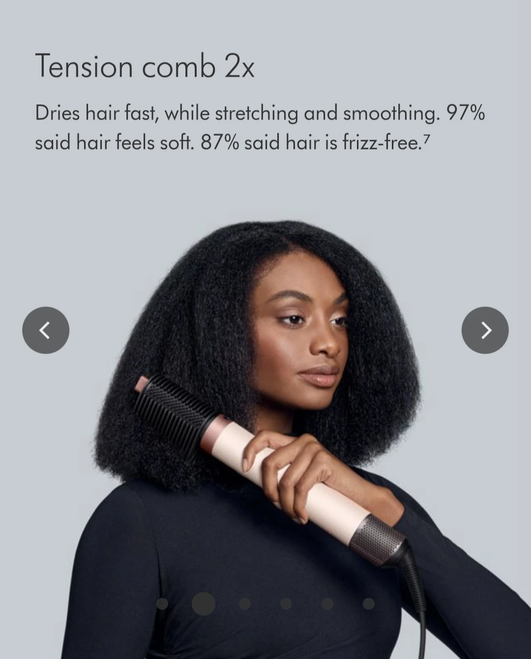 Dyson Tension Comb 2x Attachment