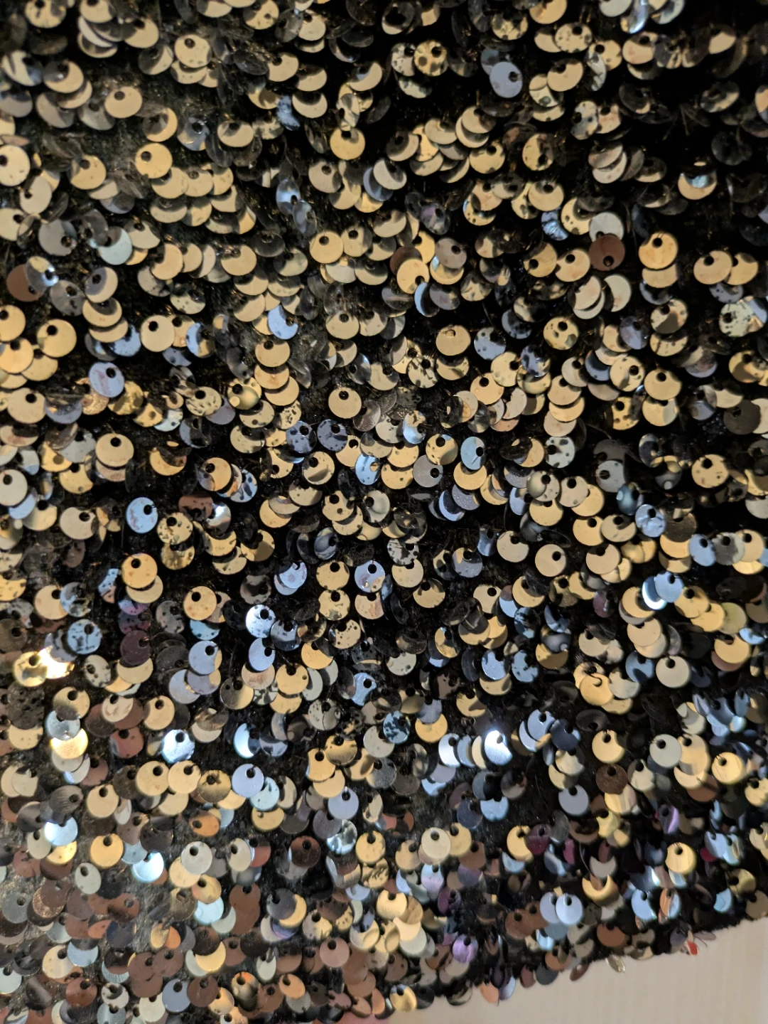 Weekend Max Mara Black Sequin Jersey Skirt XS - photo 2