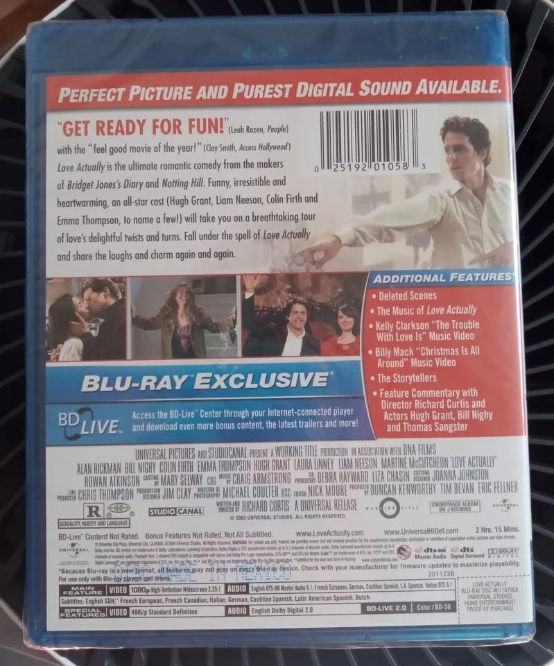 "Love Actually" Blu-ray Disc - photo 2