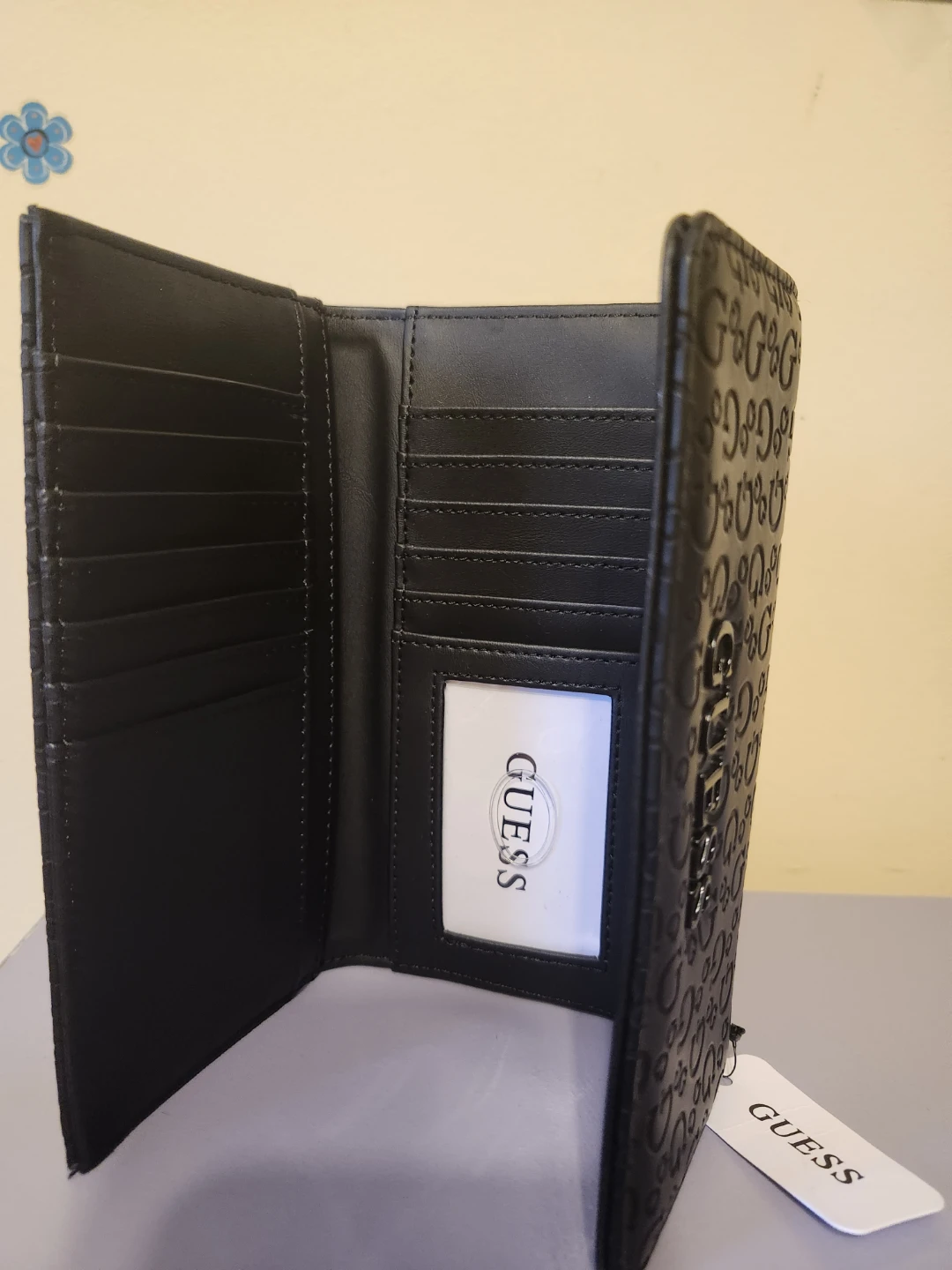 Guess Logo Black Wallet - photo 3