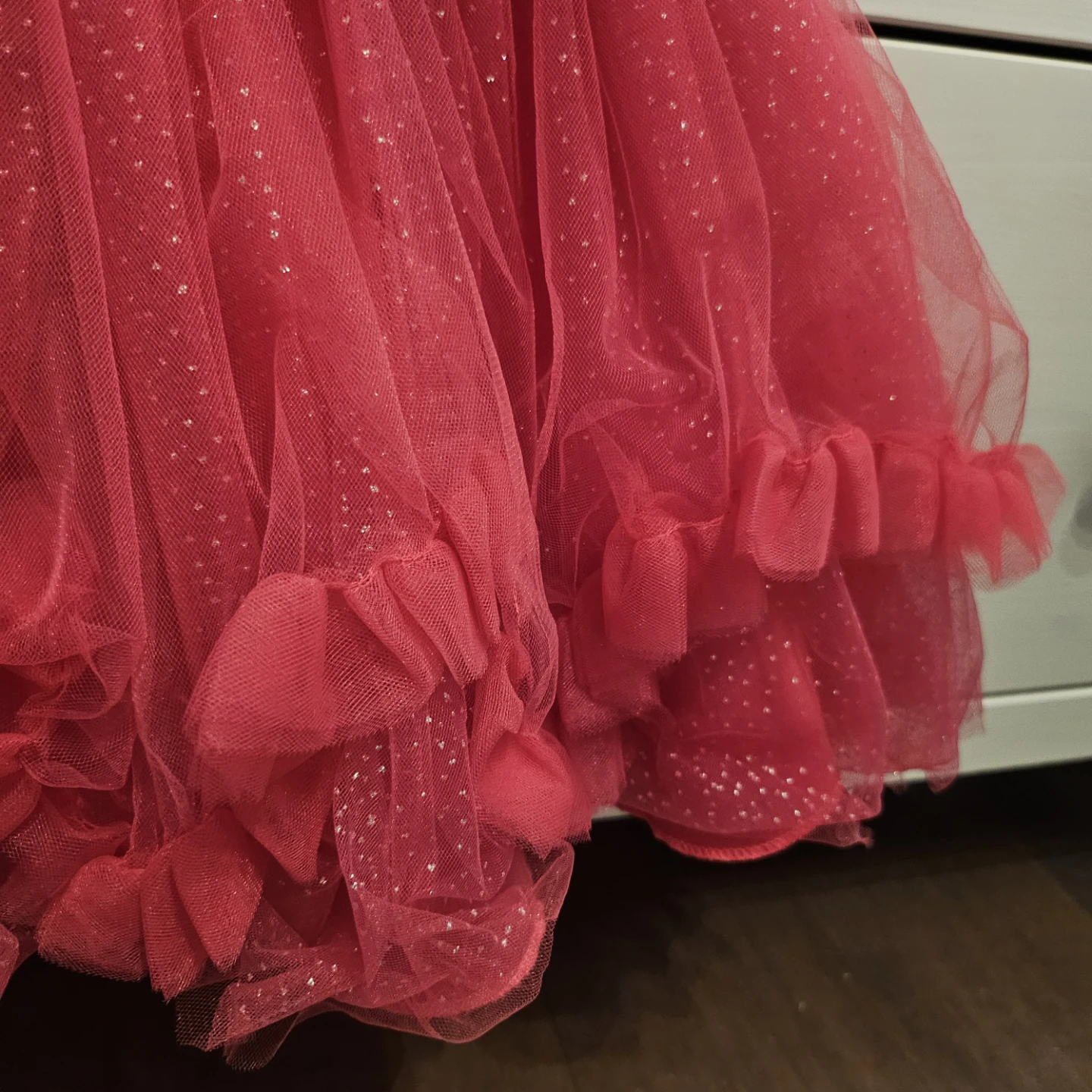 Baloylo Kids Designer Wear Pink Tulle Dress - photo 5