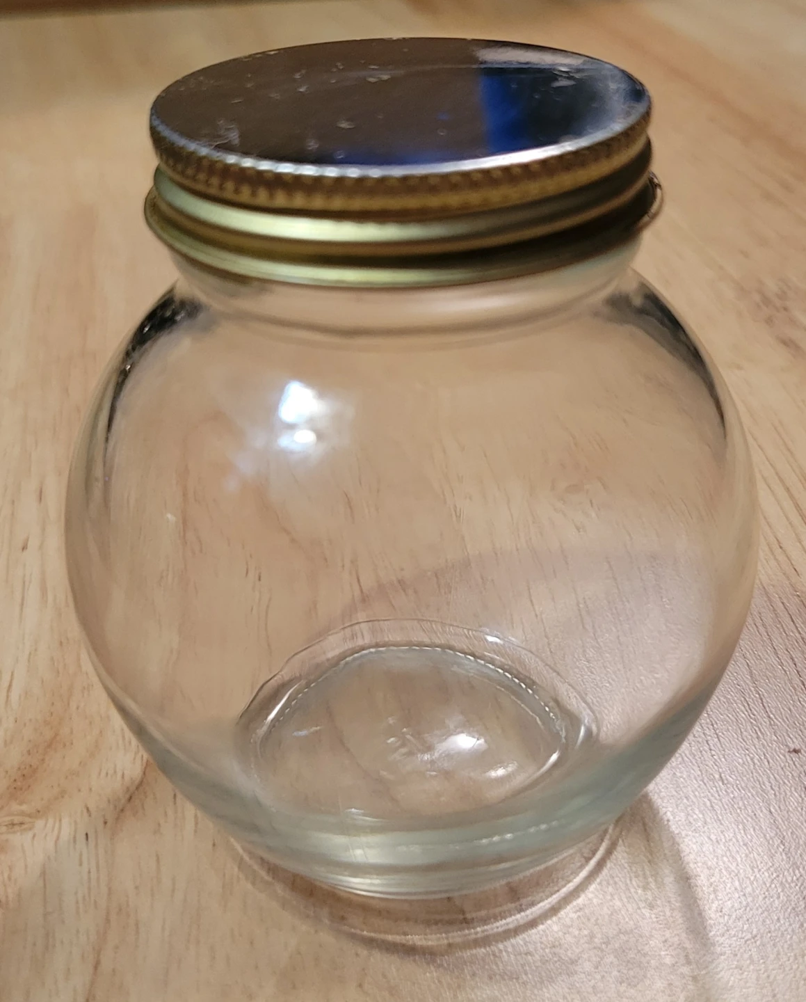 Glass Jar with Metal Lid