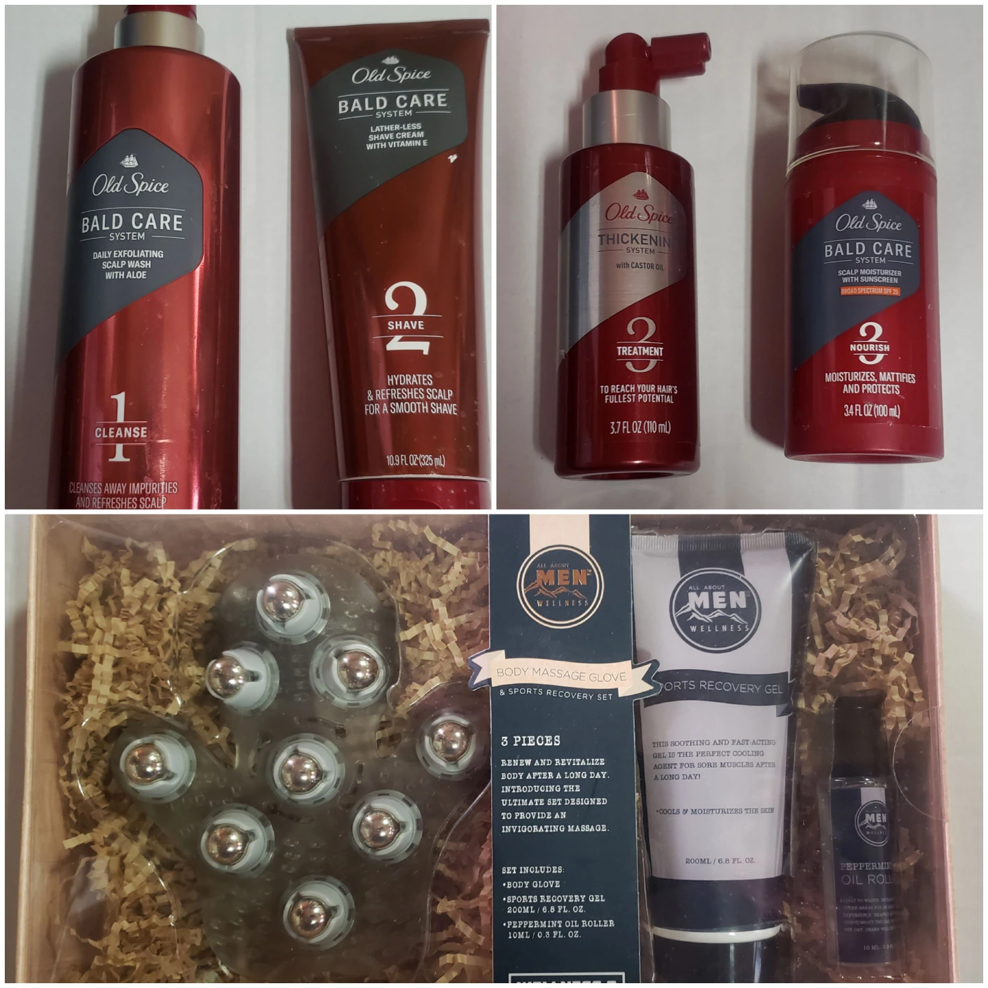 Old Spice Bald Care System & Men Wellness Set