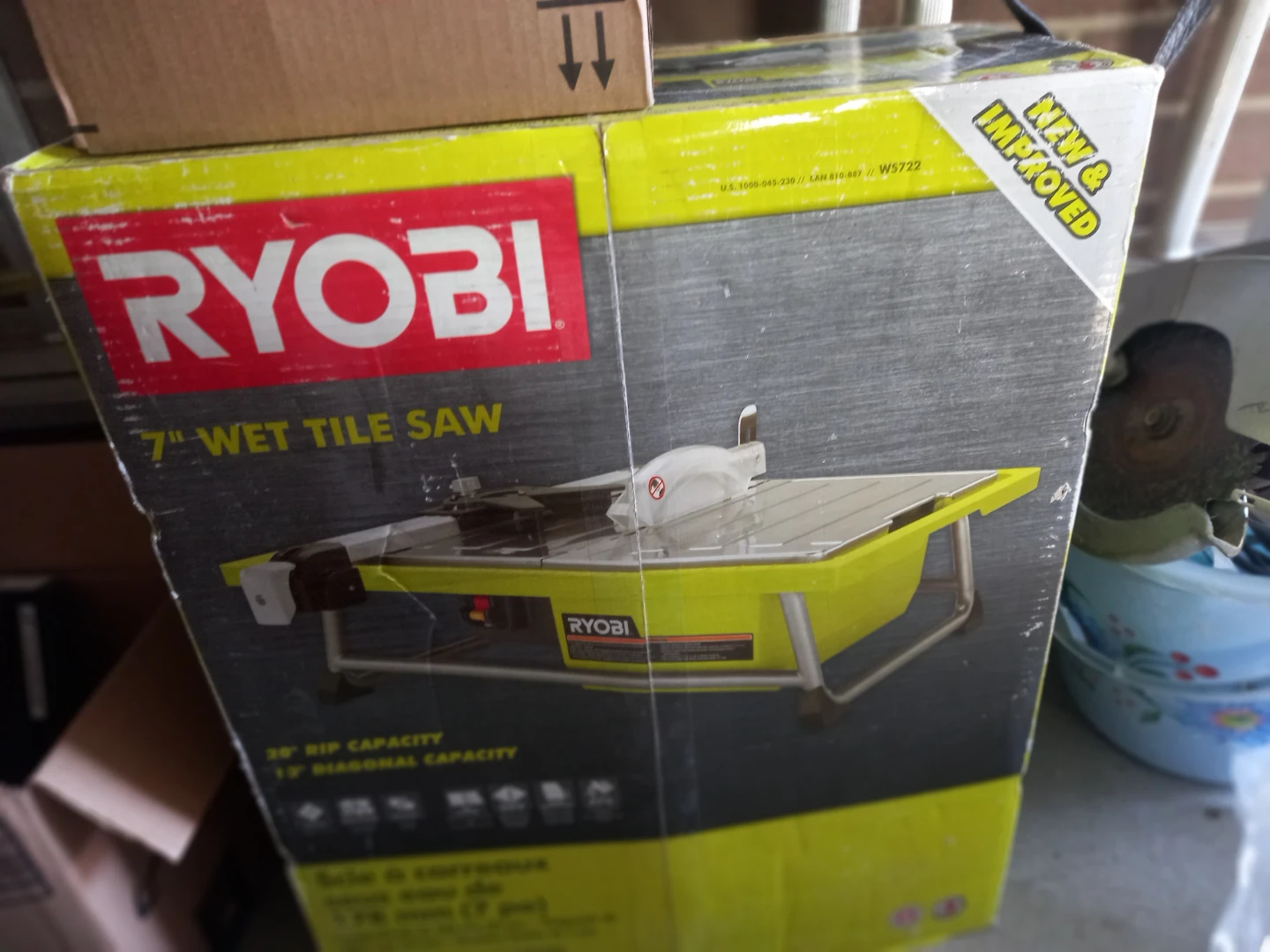 Ryobi 7" Wet Tile Saw