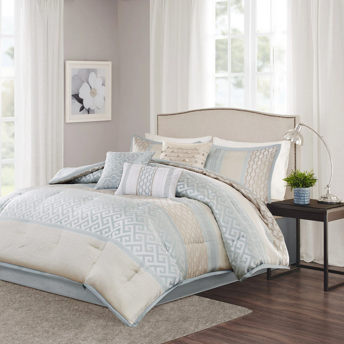 Madison Park Bennett 7 Piece Jacquard Comforter Set - photo 3