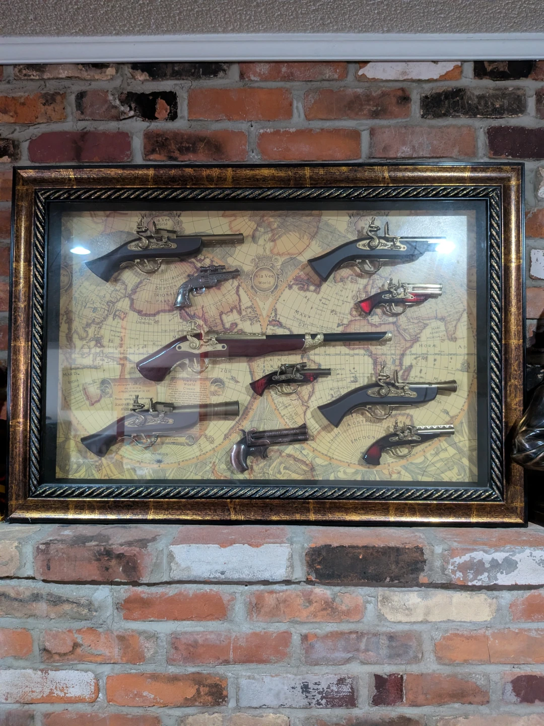 Collectible Decorative Display of Antique-Style flintlock