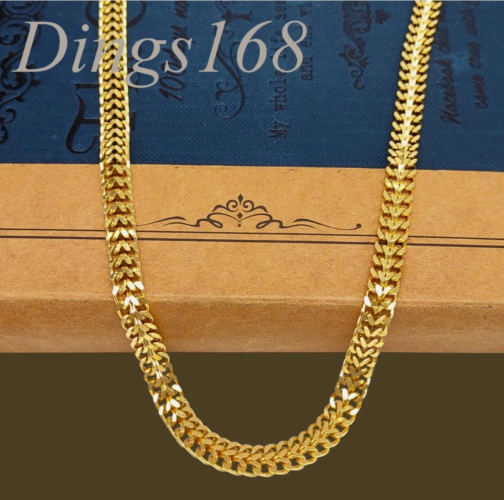 18K Yellow Gold Filled 6mm Wide 2-Layer