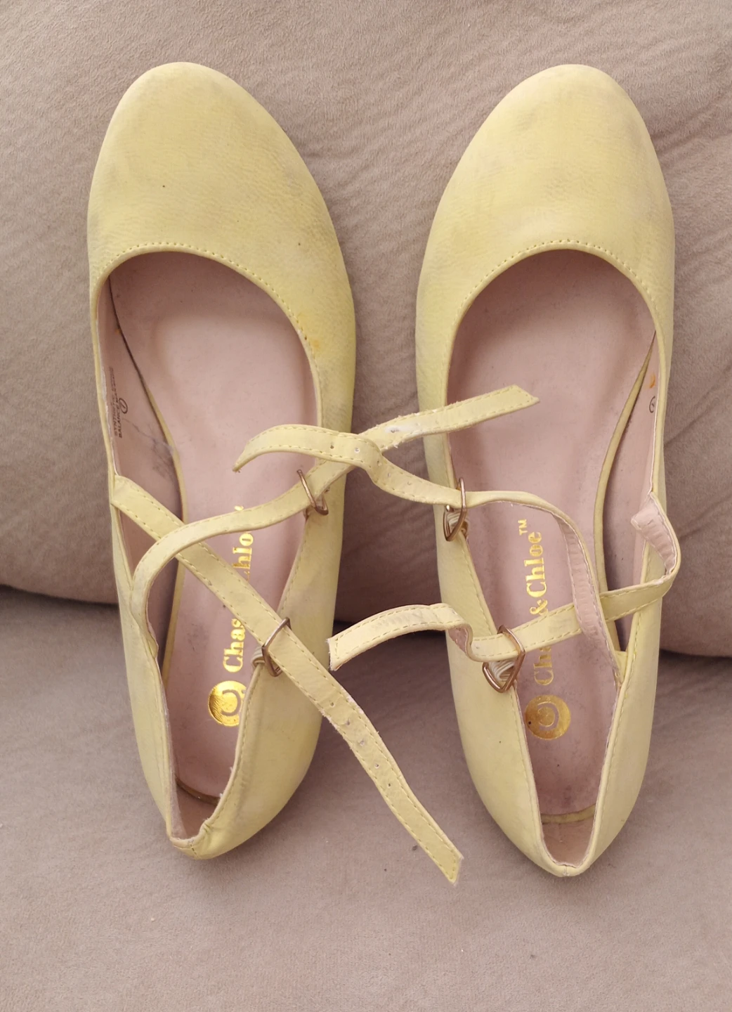 Chloe Yellow Shoes - Size 7