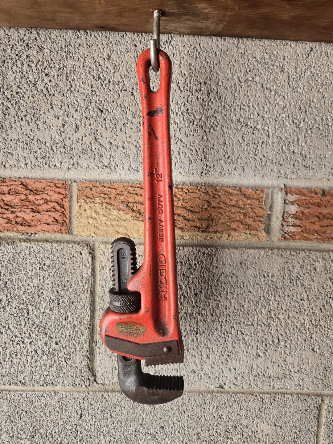 Vintage RIDGID Heavy Duty 12" Pipe Wrench