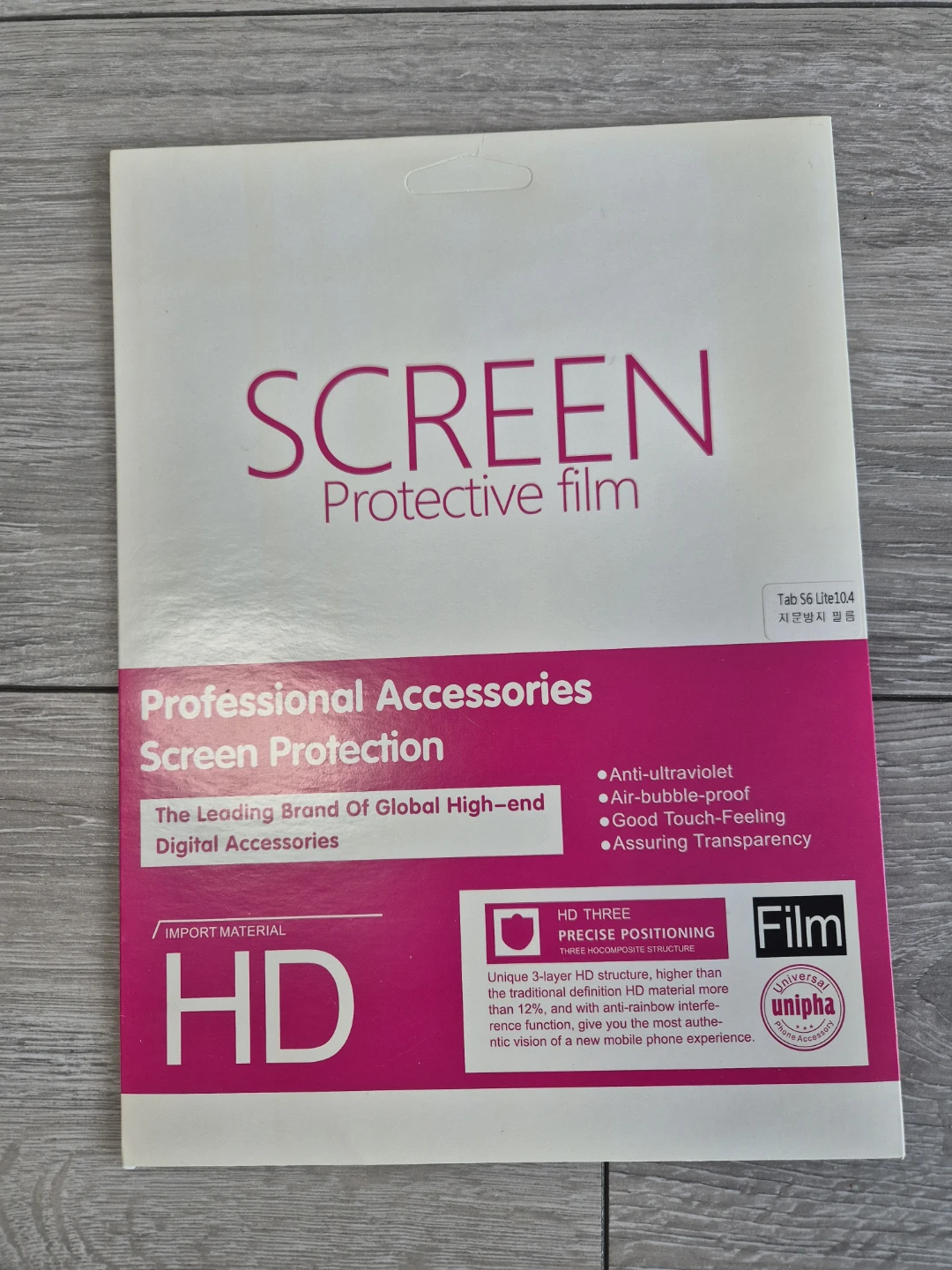 Galaxy Tab S6 light- Tempered Glass Screen Protector