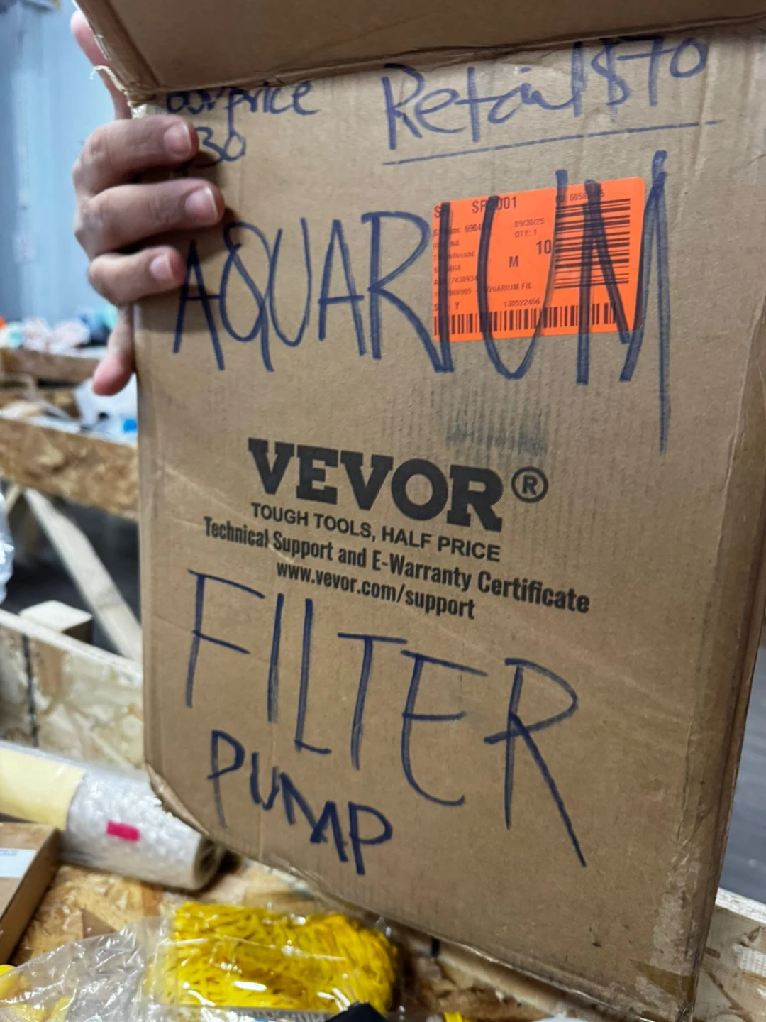 VEVOR SF-650F-UV Aquarium Filter Pump - photo 2