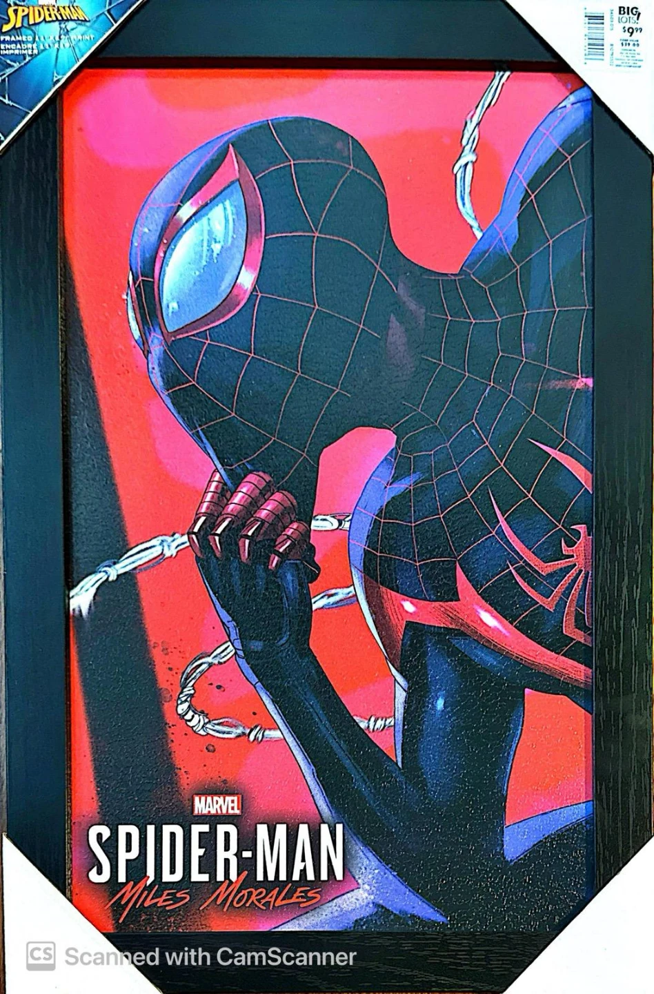 Marvel Spider-Man Miles Morales Framed Art