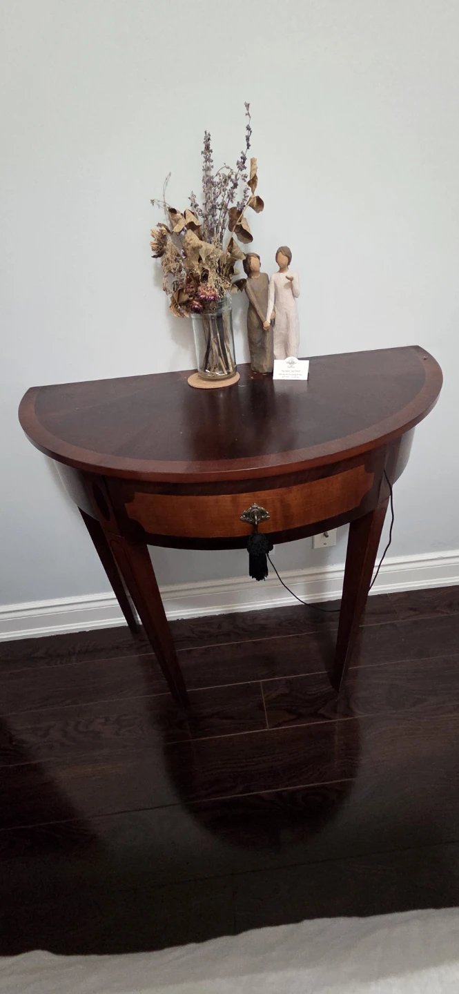 Bombay Half-Moon Console Table