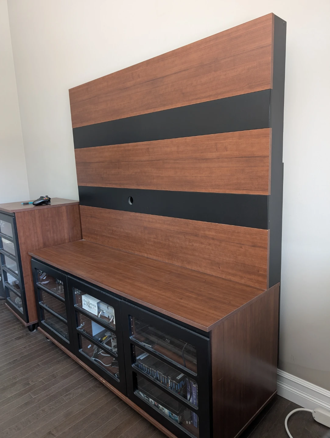 TV Stand Cabinet with Matching Side Cabinet - photo 2