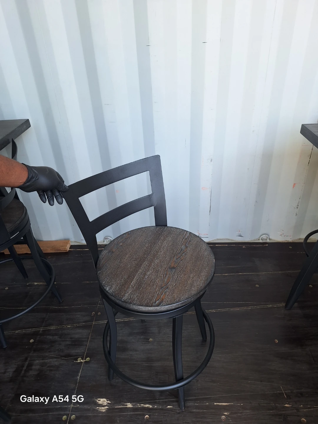 High-Top Dining Set with 6 Swivel Chairs - photo 5