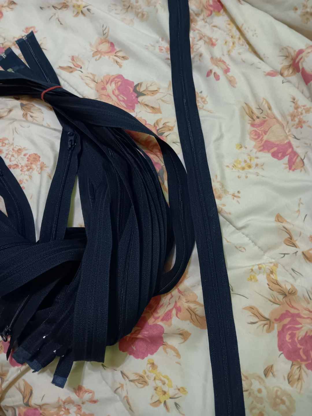 Bundle of 10 Dark Blue Zippers - photo 2