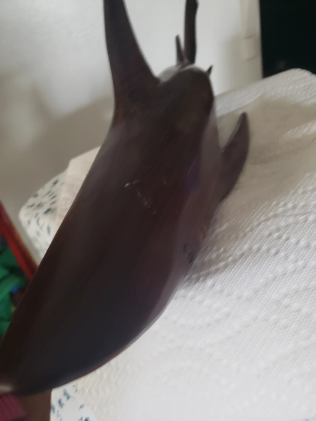 Wooden Shark Figurine - photo 3