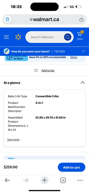 Graco 4 in 1 convertible crib - photo 3