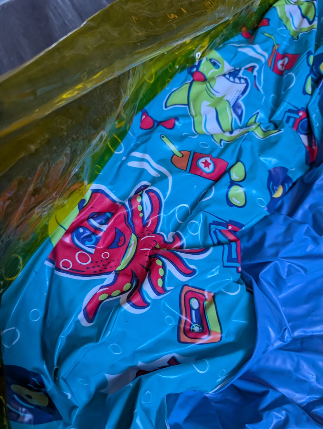 Inflatable Kiddie Pool with Fun Print - photo 2