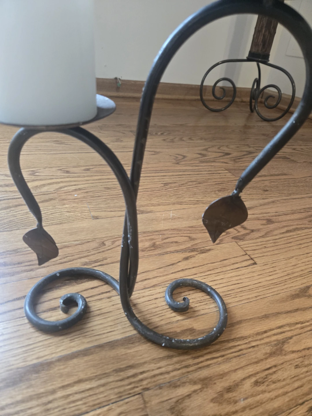 Metal 2-Candle Candelabra - photo 2