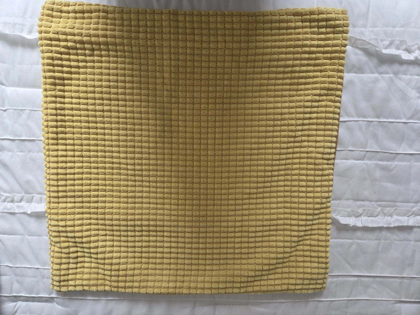 IKEA SVARTPOPPEL Cushion Cover - Yellow, 50x50 cm
