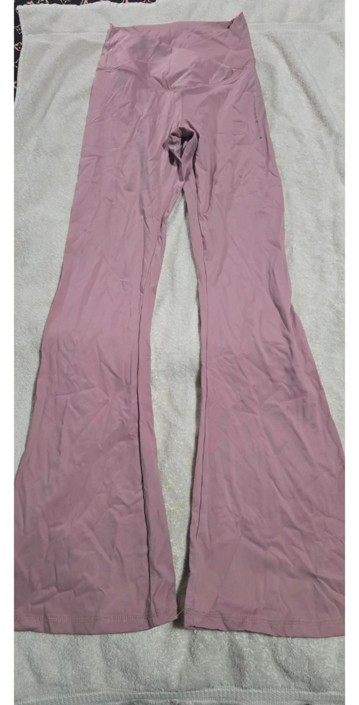 Women's Flare Leggings - Dusty Rose