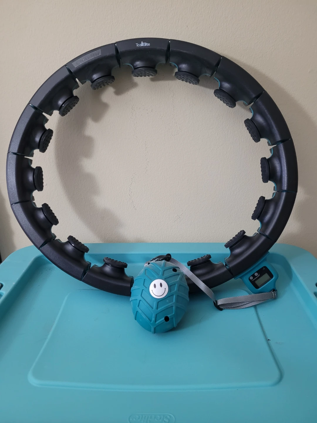 Teal Elite Weighted Hula Hoop - photo 2