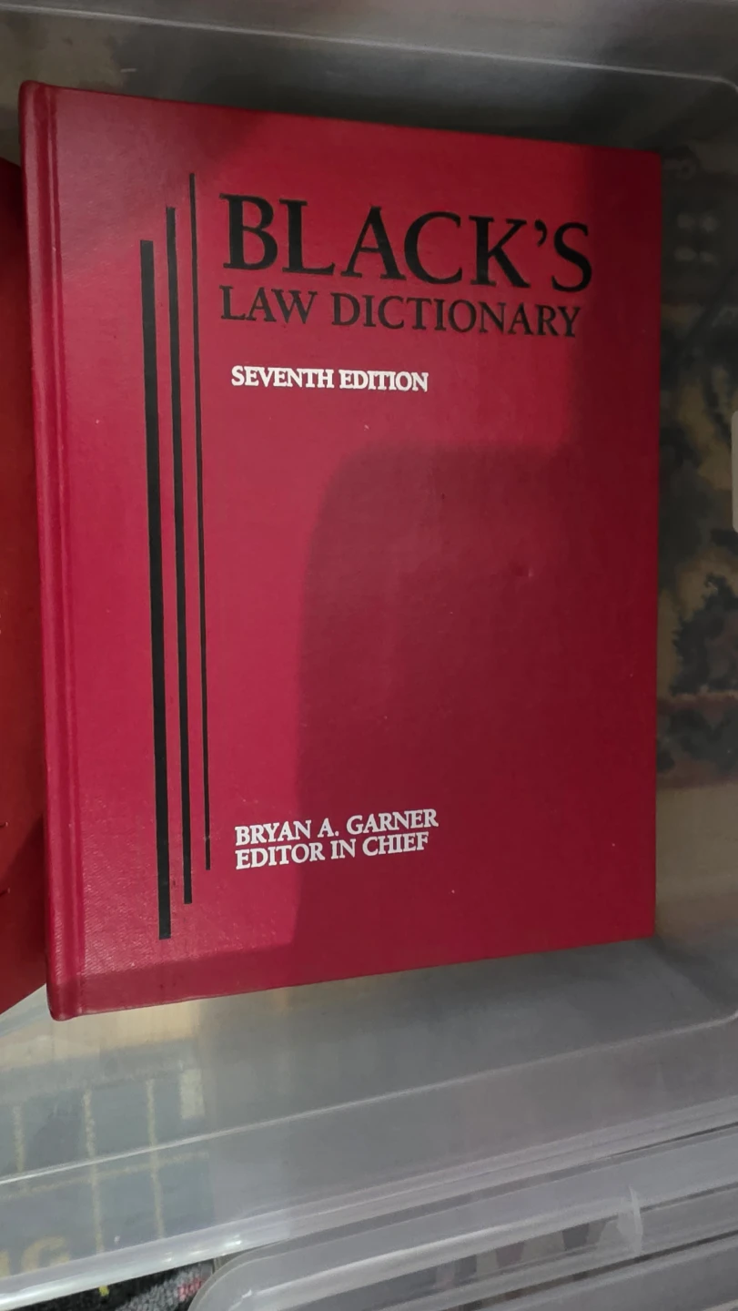 Black's Law Dictionary Seventh Edition