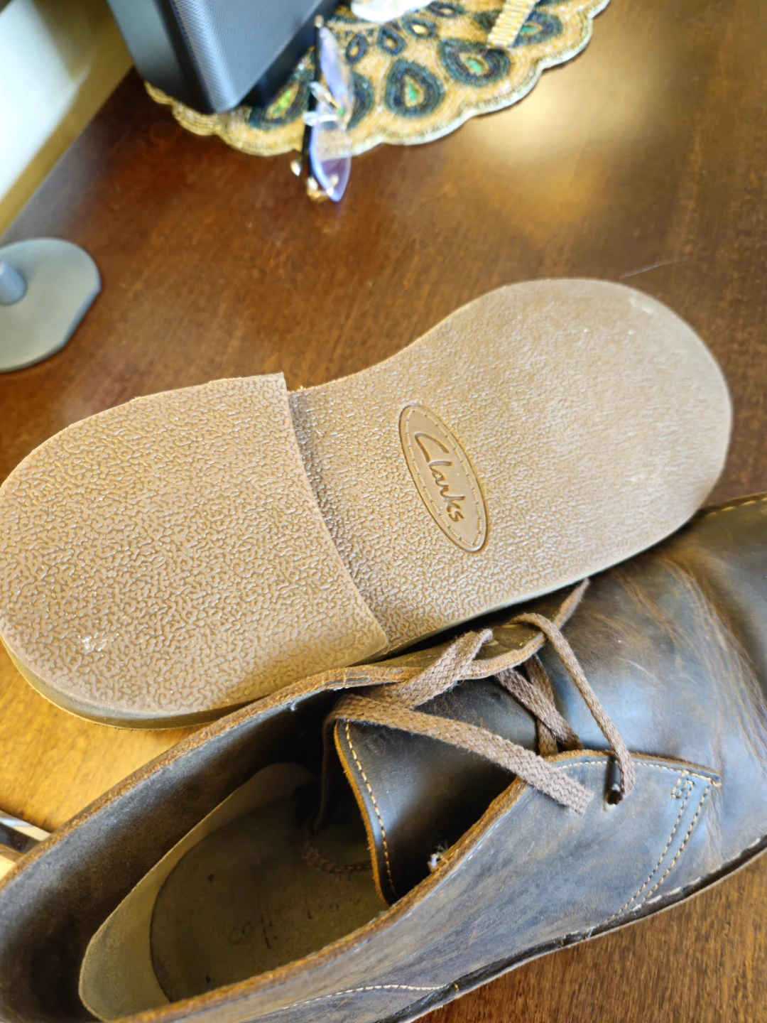 Clarks Brown Leather Desert Boots - photo 5