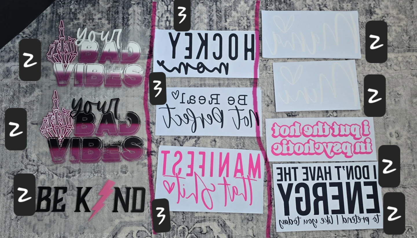 Industrial Heat Press and Assorted Vinyl Decals - photo 5
