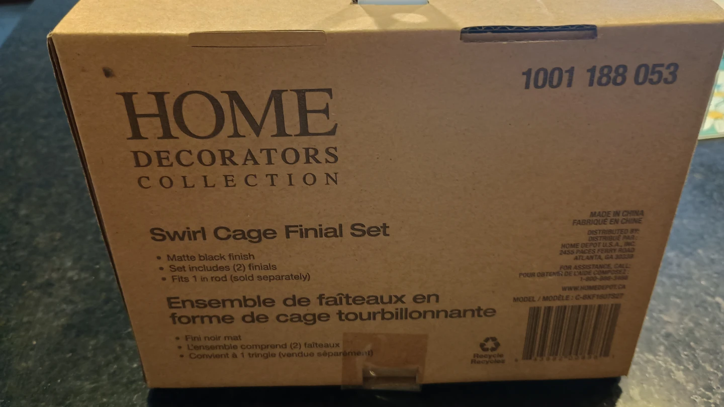 Home Decorators Collection Swirl Cage Finial Set - photo 2