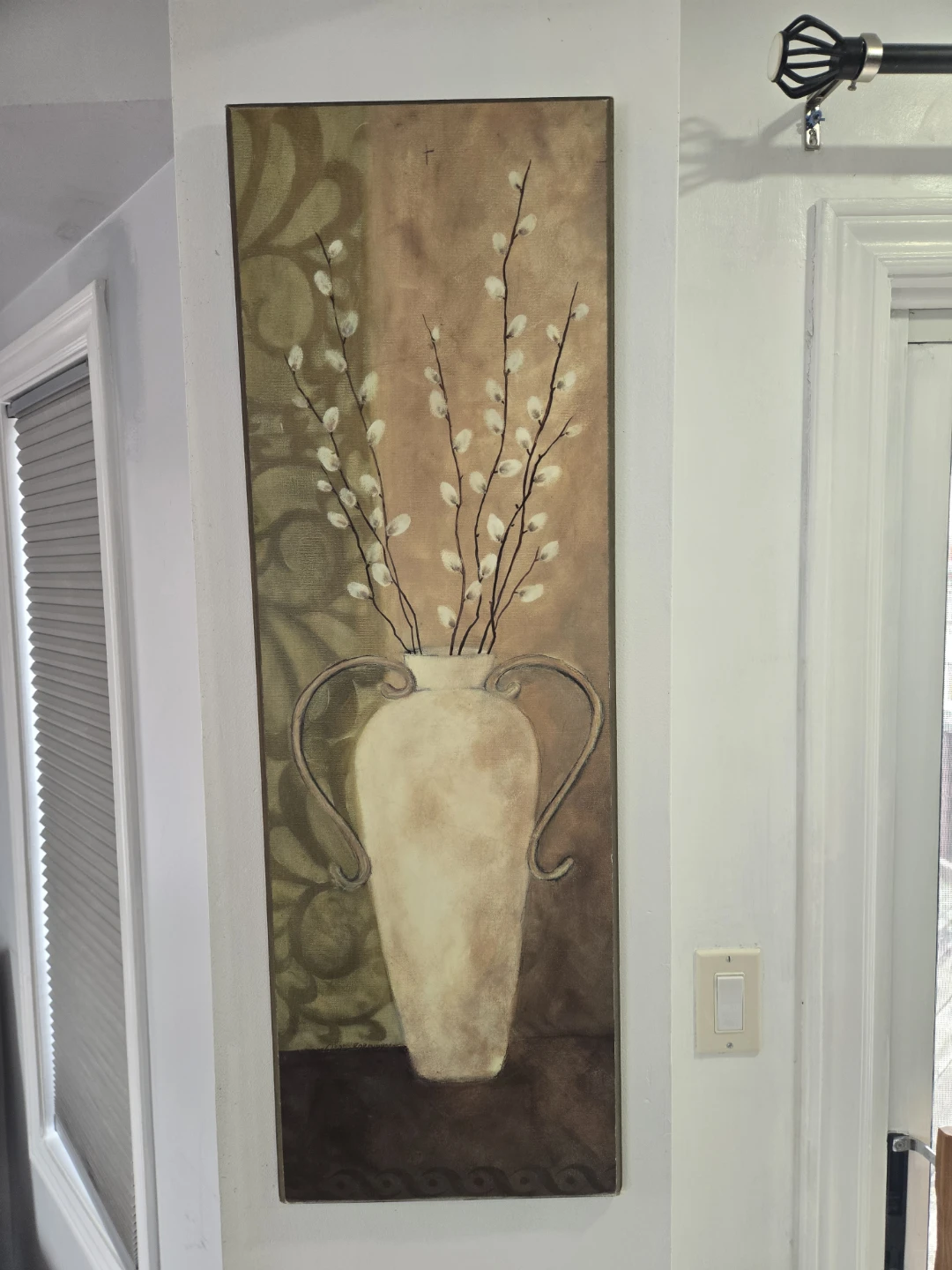 Modern Vase Wall Art – 1ft x 3ft Vertical Canvas