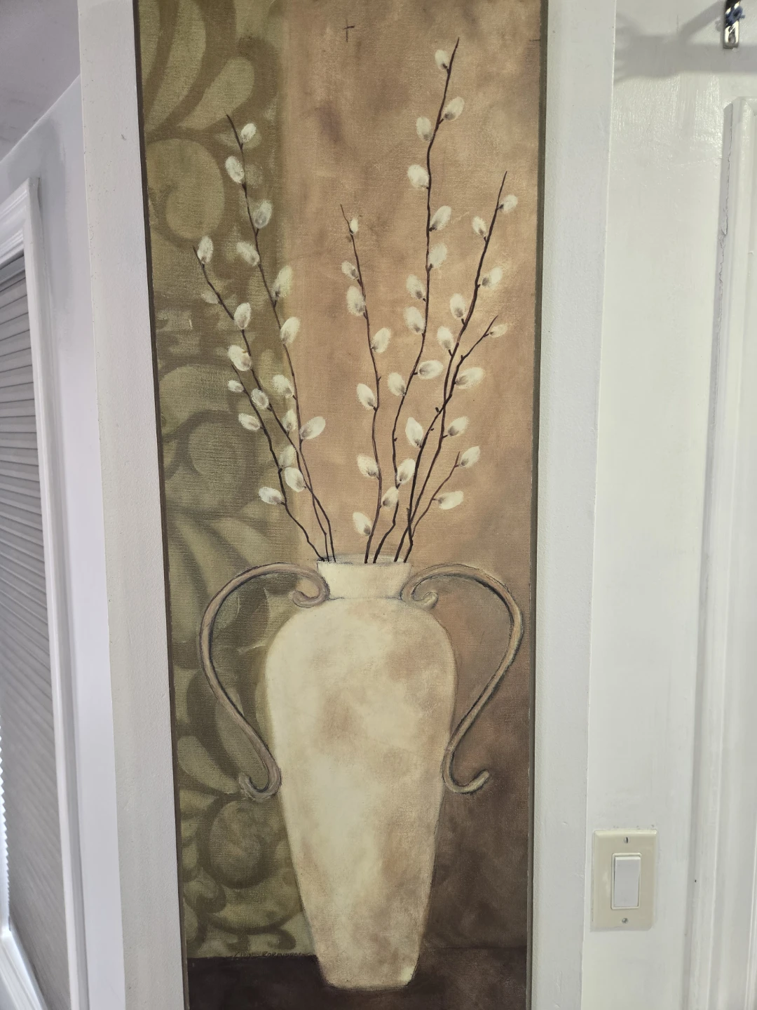 Modern Vase Wall Art – 1ft x 3ft Vertical Canvas - photo 2