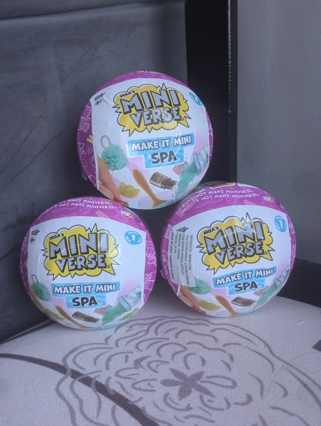 MGA's Mini Verse Make It Mini Spa Series SET OF 3