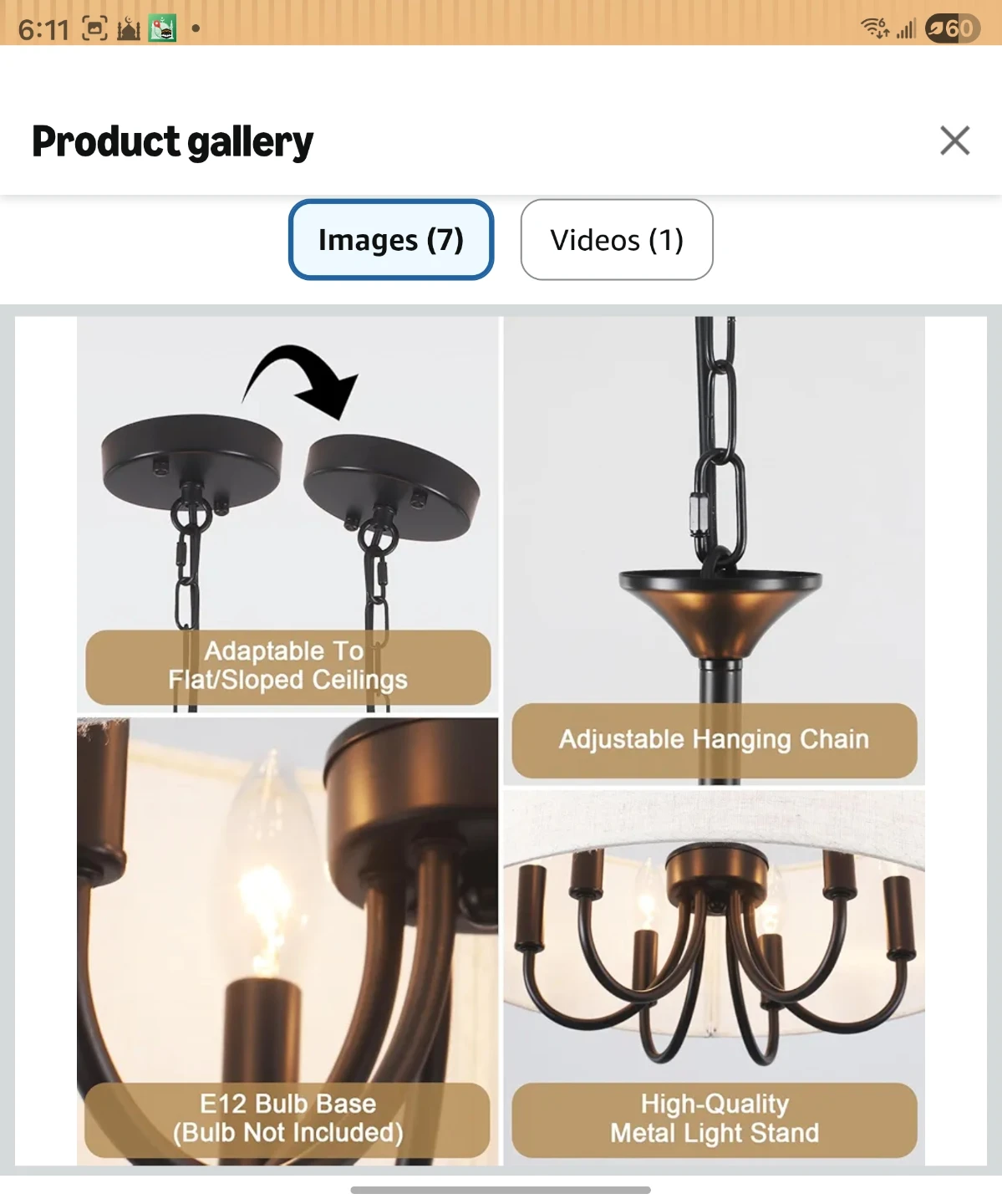 Drum Pendant Light Fixture - photo 5