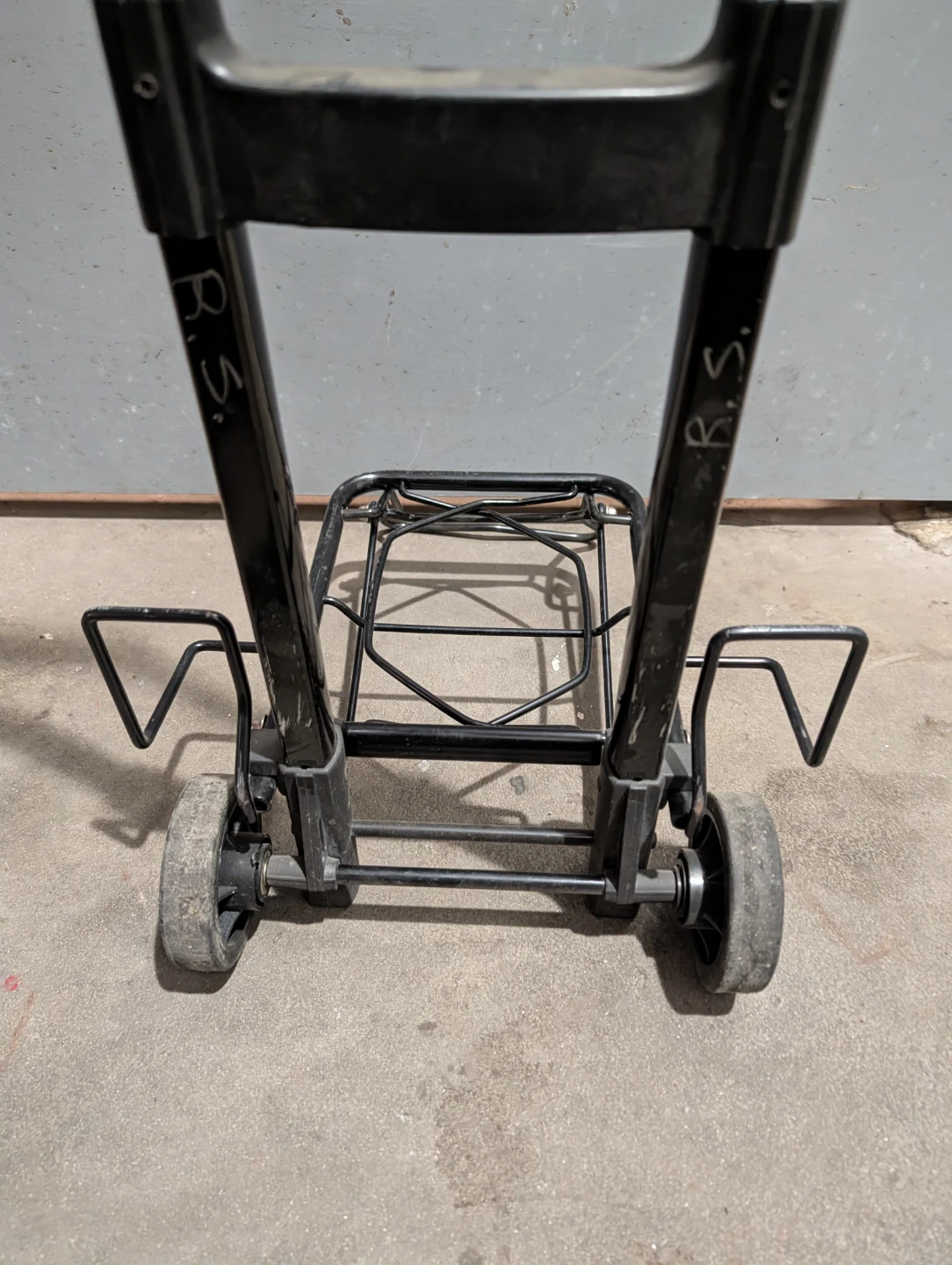 Black Folding Hand Truck Luggage Cart - photo 3